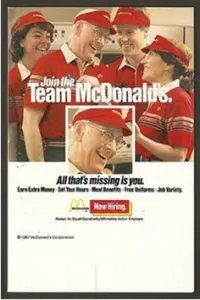ピープル・ビジネスの象徴』的写真　1980年代の米国マクドナルド社の求人広告　人財の多様性を認め、その多様性を活かす「ダイバーシティとインクルージョン」