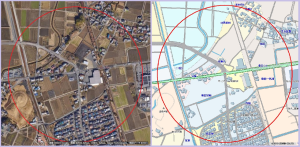 コンビニエンスストア 大繁盛 繫盛 商圏特性 立地条件 農地 交差点 周辺人口 交通量 少ない 売れる 愛知県犬山市 西楽田団地 住宅密集地 周囲は農地 店舗開発基準