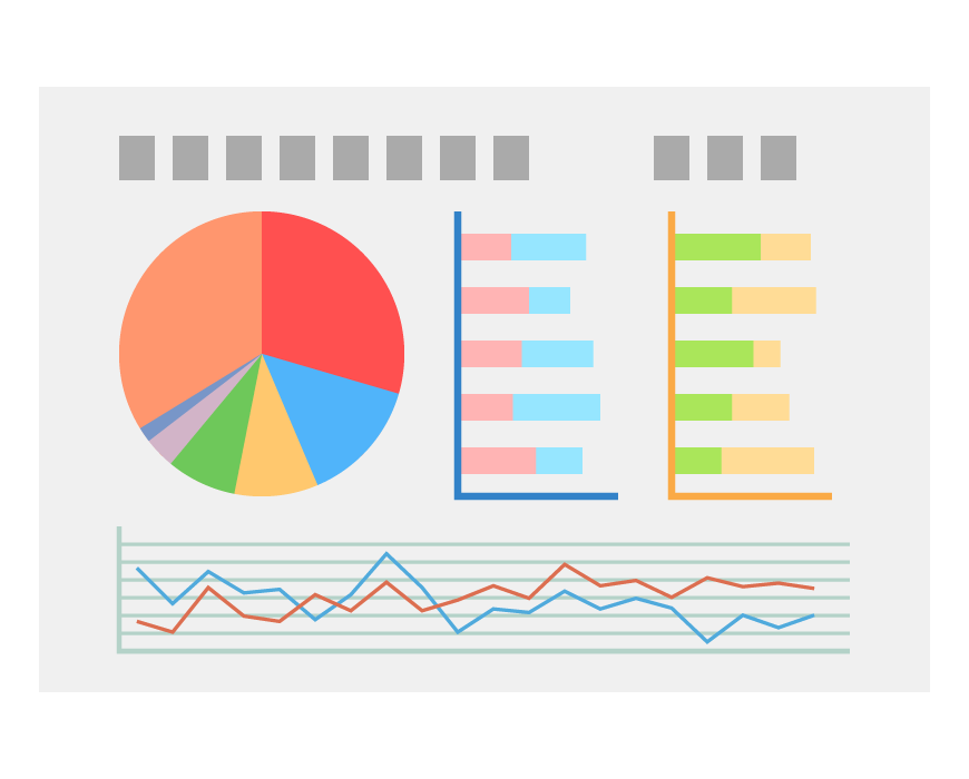 店舗経営の利益改善と組織図を可視化したデータレポート。店長マネジメントの習熟度を分析し、店長マニュアルや人材育成の仕組み化による自走する店舗運営を実現。ピープル・ビジネス・オンライン（PBO）が提供する専門的な店舗診断イメージ。